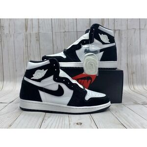 Nike Women's Air Jordan 1 Retro High OG Twist Black White Size 8.5 CD0461‑007